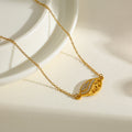 Gold Crystal Evil Eye Necklace