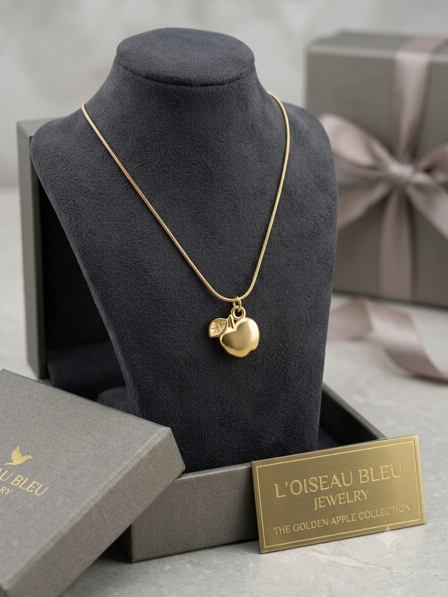 Golden Apple, Tree of Life, Double Strawberries, Pave Lightning Bolt pendants