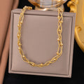 Gold Braided Beaded Multi-Strand Necklace
